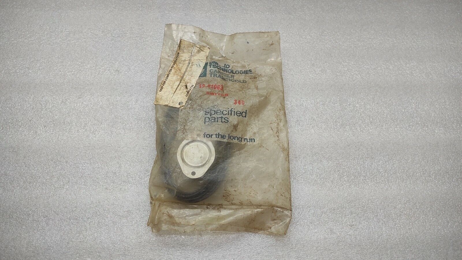 CARRIER 12-01063-00 THERMOSTAT SWITCH