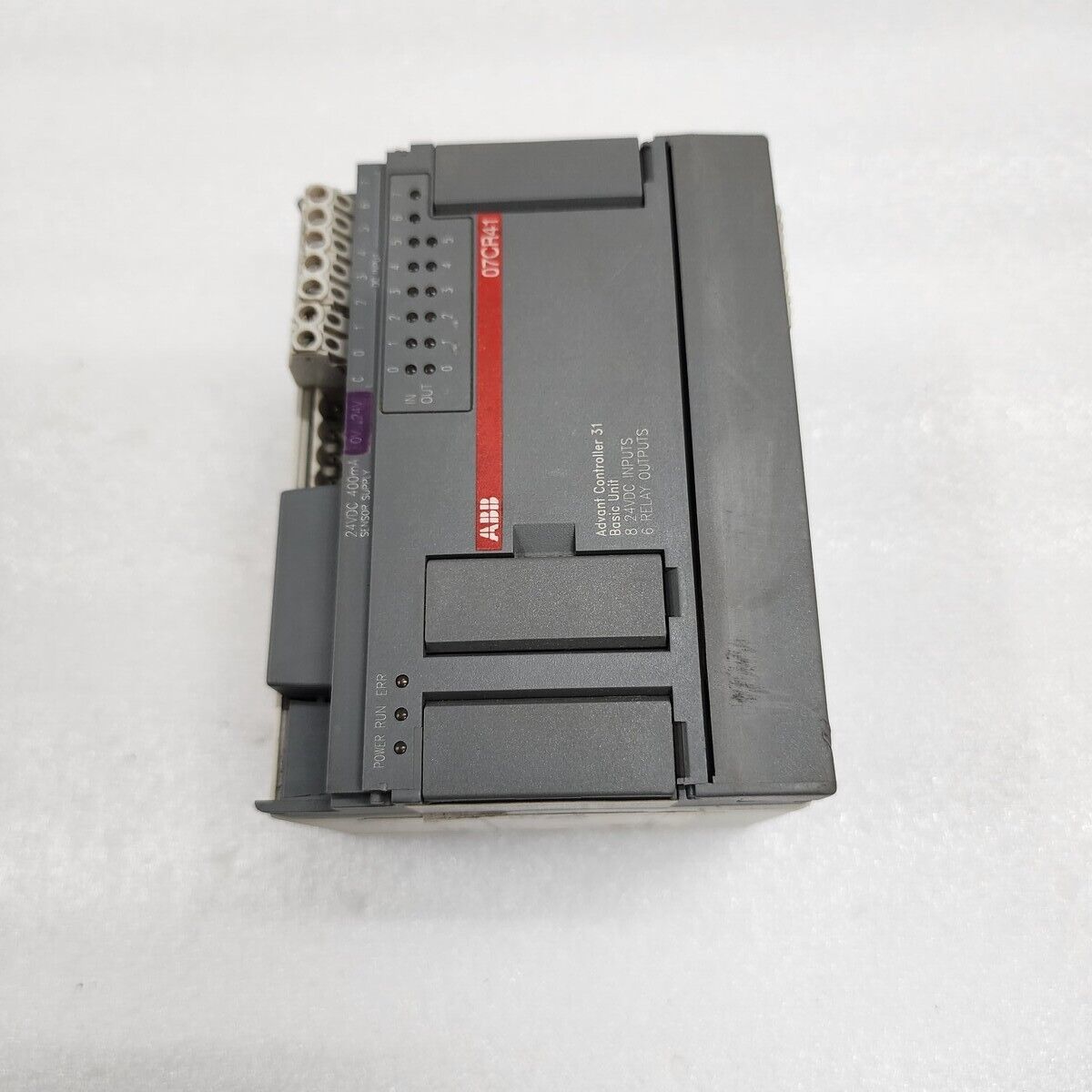 ABB 07CR41 ADVANT CONTROLLER 31 BASIC UNIT 1SBP260020R1001 24VDC