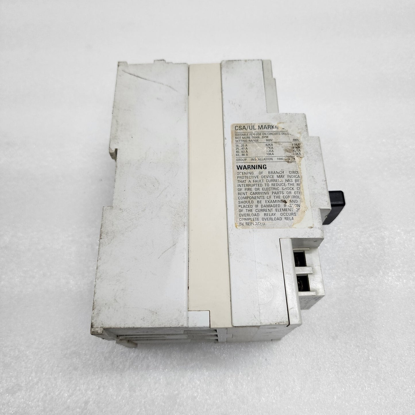 SPRECHER + SCHUH KTA3-100-40A MOTOR CIRCUIT CONTROLLER 25-40A KTA310040A