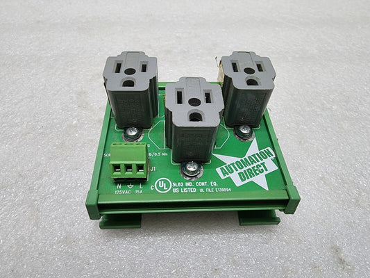 AUTOMATION DIRECT FA-REC3 RECEPTACLE BOARD OUTLET