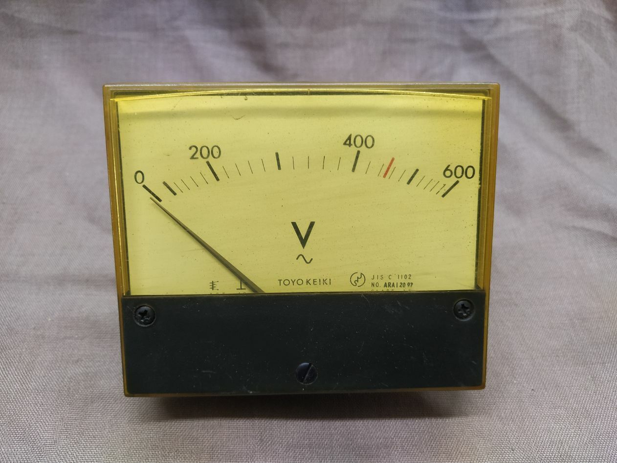 TOYO KEIKI ACF-12N VOLT METER PT 460/115V 0-600V