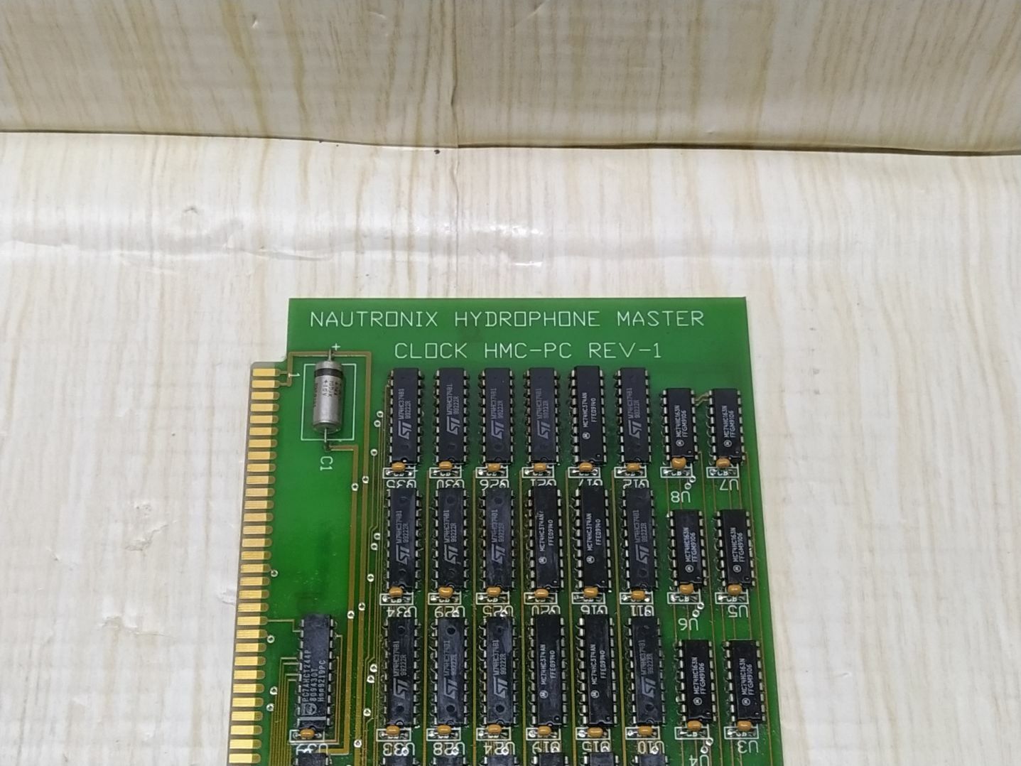 NAUTRONIX HYDROPHONE MASTER CLOCK HMC-PC REV 1 PCB