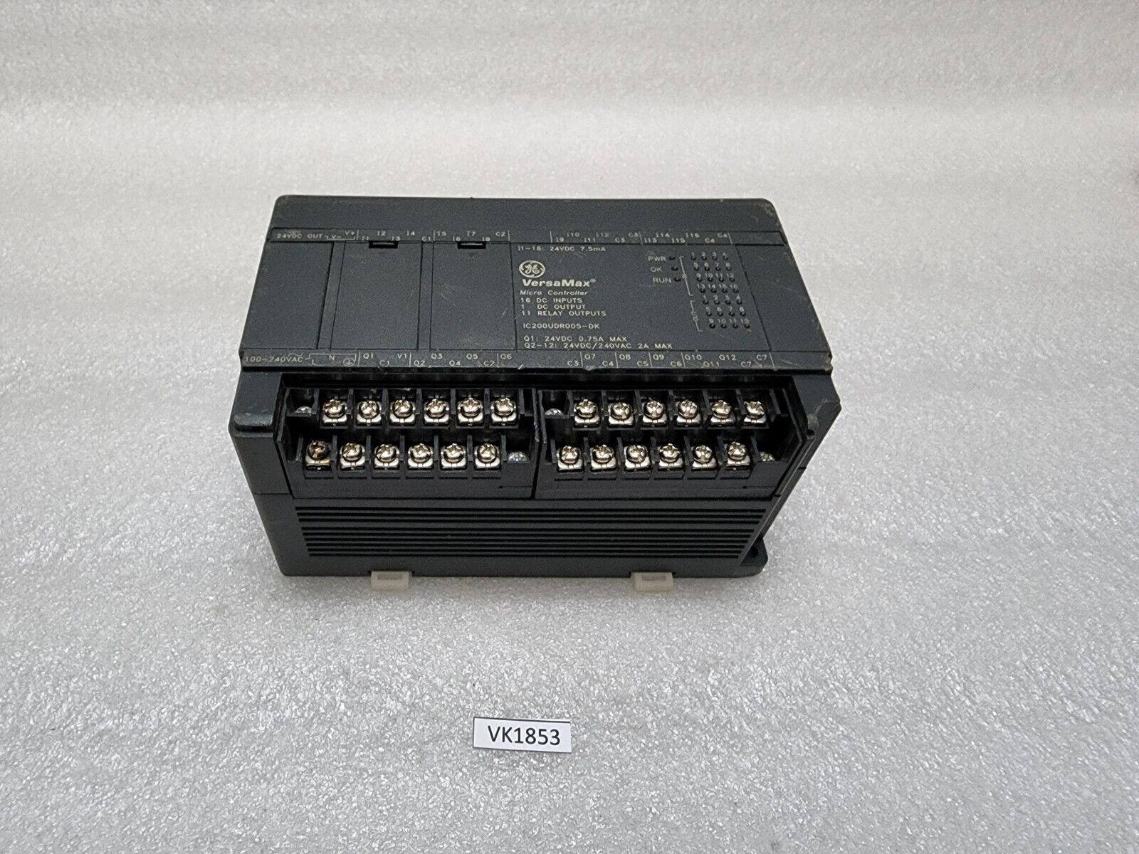 GE IC200UDR005-DK VERSAMAX MICRO 28 POINT PLC CONTROLLER