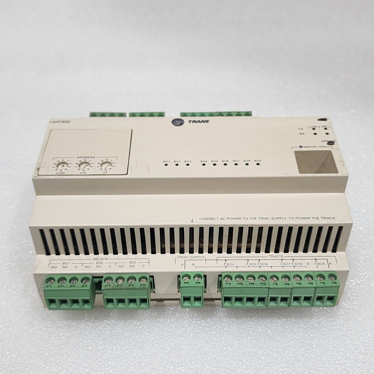 TRACER TRANE UC400 PROGRAMMABLE BACNET CONTROLLER X13651492-02