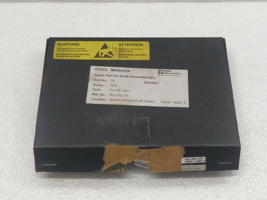 CEGELEC 029.059 270 Pulse Unit 029 059 270 SAM Electronics