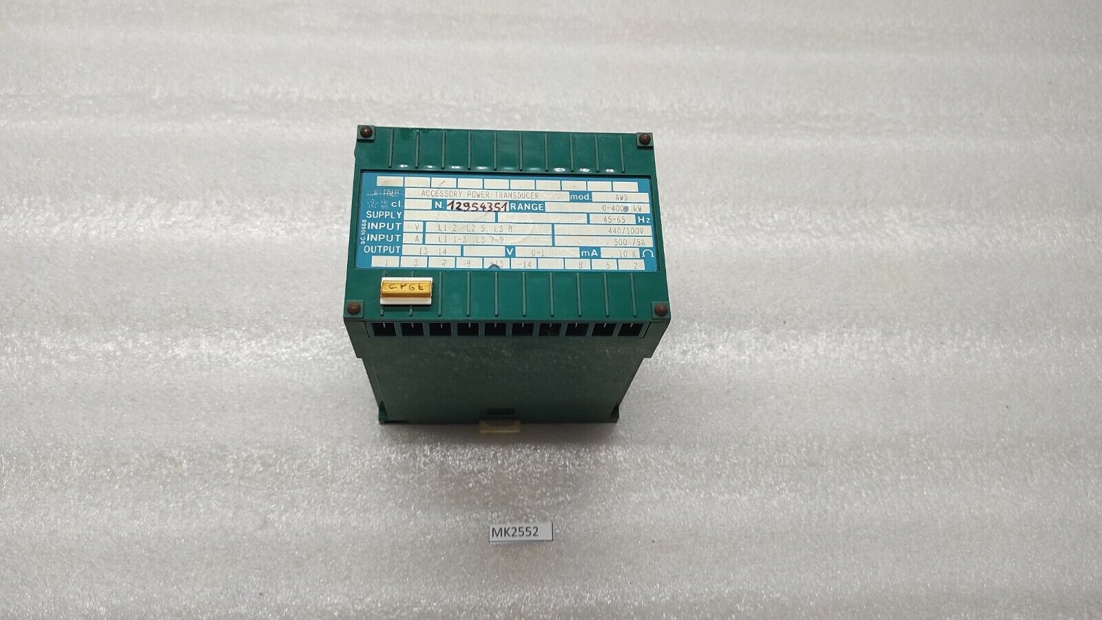 FRER AWD POWER TRANSDUCER 12954351 0-400kW 440/100V