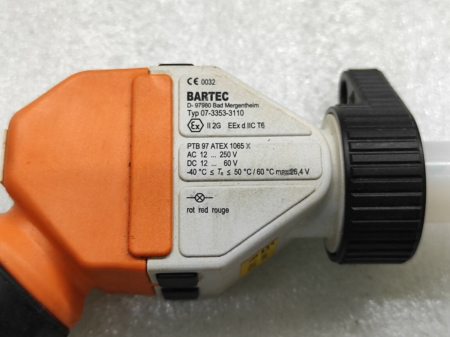 BARTEC TYP 07-3353-3110 COMEX LAMP MODULE WITH CONNECTION CABLE