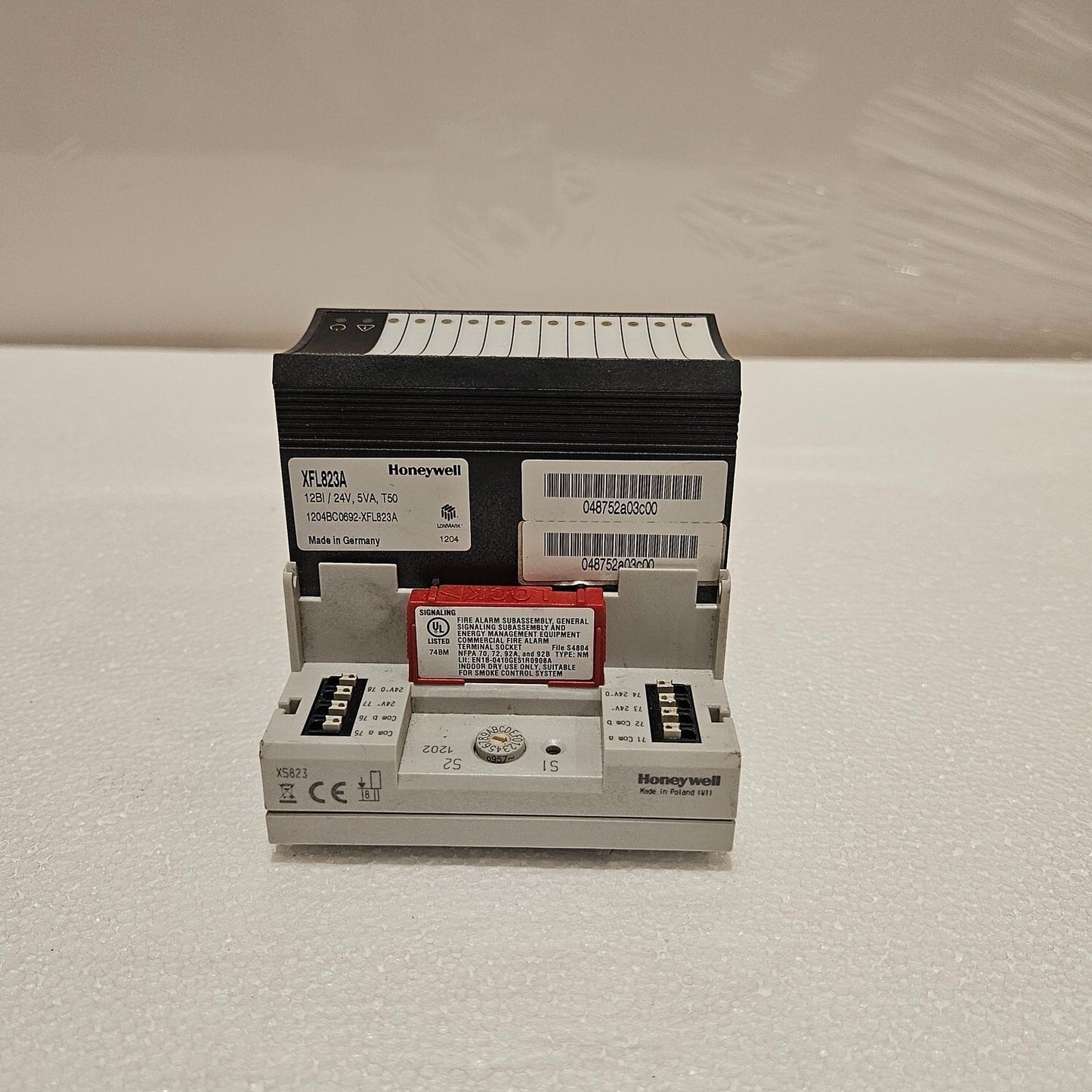 HONEYWELL XFL823A INPUT MODULE 1204BC0692-XFL823A