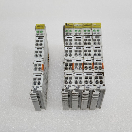 BECKHOFF KL1002 2-CH DIGITAL INPUT MODULE LOT OF 5 UNIT