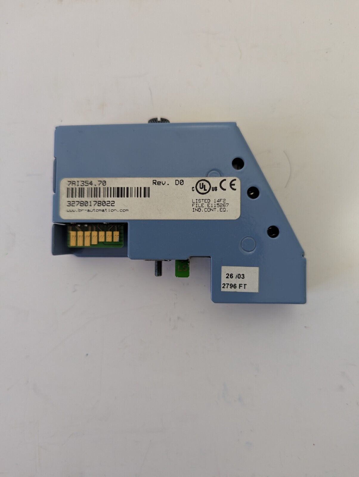 B&R AUTOMATION 7AI354.70 ANALOG INPUT MODULE AI354