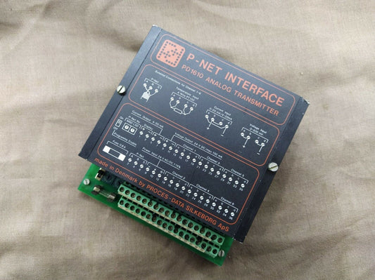 Process Data Silkeborg P-NET Interface PD 1610 Analog Transmitter PD1610