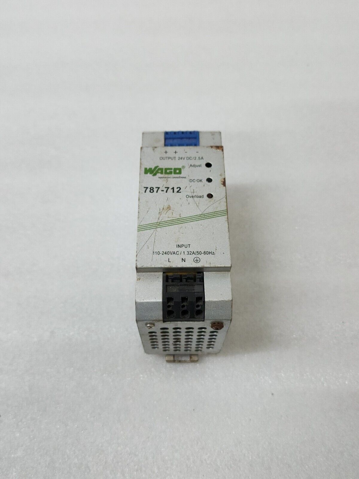 WAGO 787-712 DIN RAIL POWER SUPPLY 24VDC 2.5A