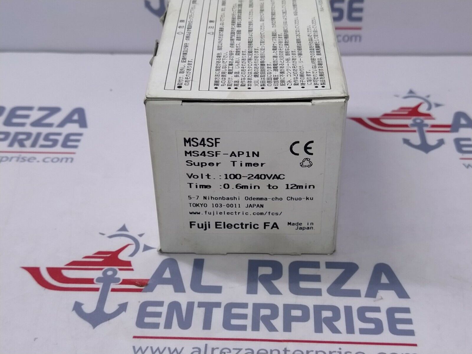 Fuji Electric MS4SF Super Timer MS4SF-APIN 100-240VAC 0.6-12 MIN