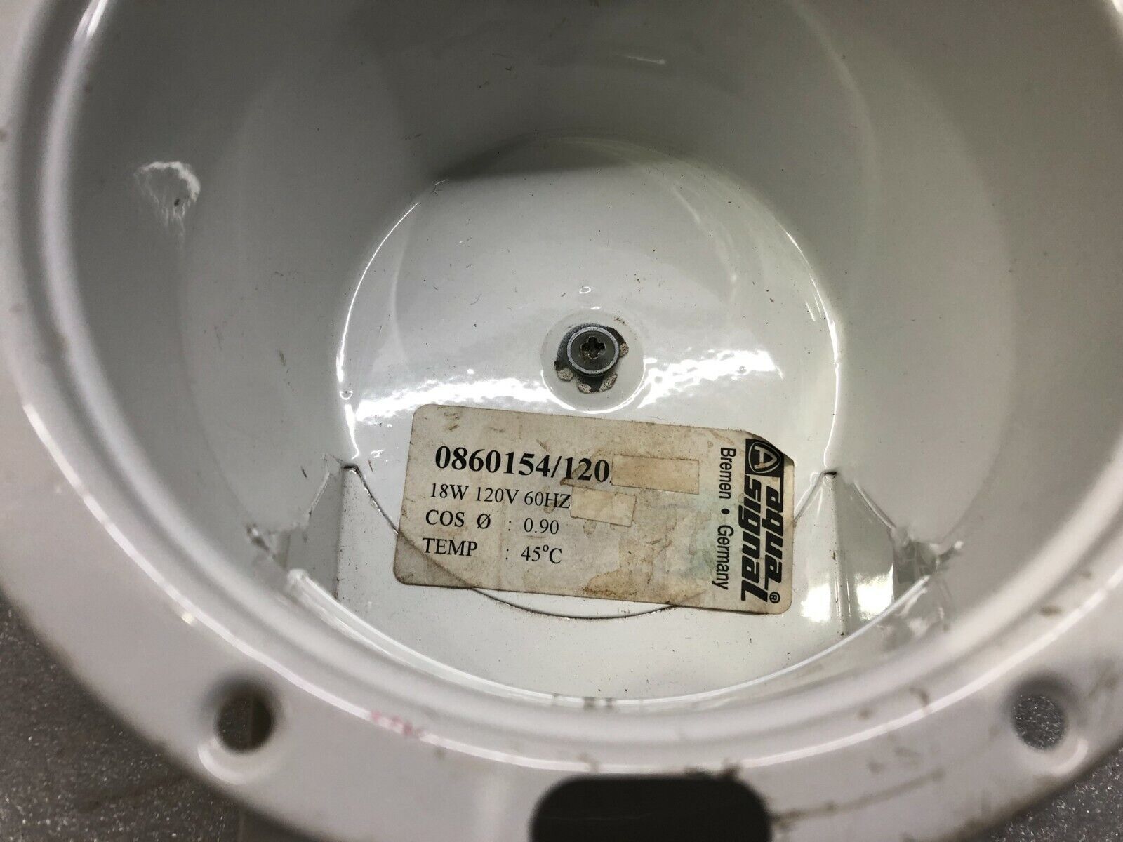 AQUA SIGNAL 0860154/120 18W 120V VOSSLOH SCHWABE SL 18I.334 