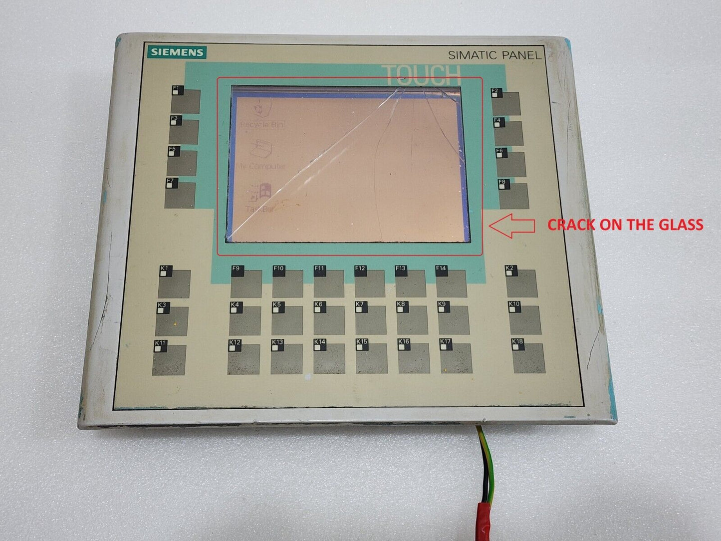 SIEMENS 6AV6 642-0BA01-1AX1 OPERATION TERMINAL TP177B PN/DP-6 CSTN 24V