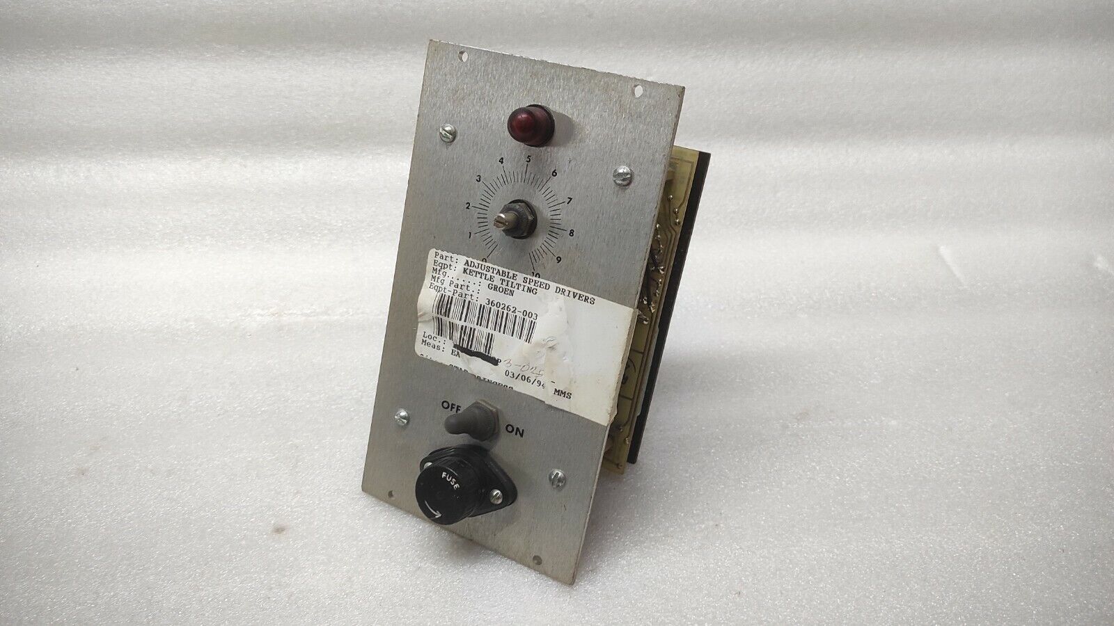 SABINA 2000-30 FULL WAVE CONTROL 0-90V-DC DC 115V-AC GROEN 360262-003 