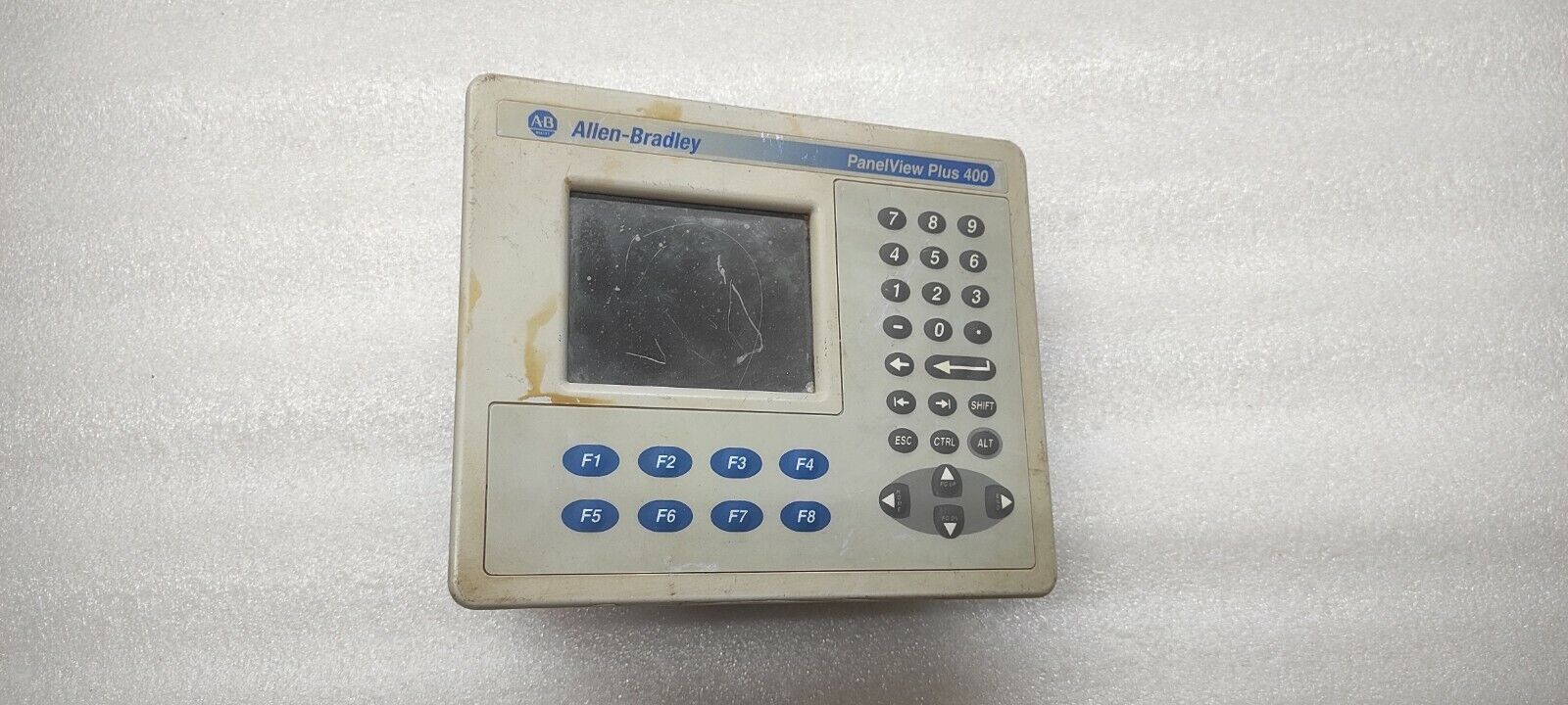 ALLEN BRADLEY PANELVIEW PLUS 400 CAT 2711PC-B4C20D 24VDC BODY BROKEN