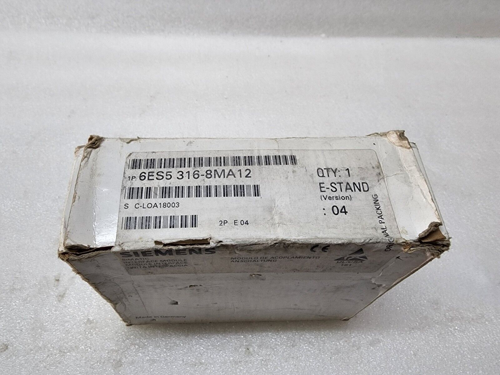 Siemens Simatic S5 Interface Module 6ES5 316-8MA12