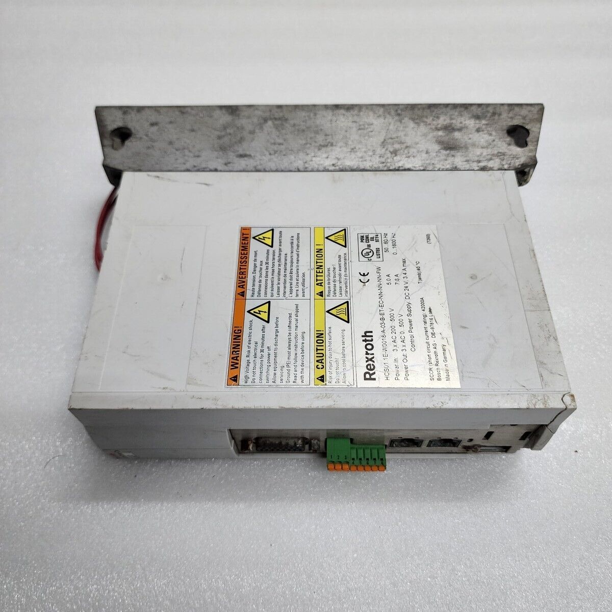 REXROTH HCS01.1E-W0018-A-03-B-ET-EC-NN-NN-NN-FW INDRA DRIVE COMPACT CONVERTER