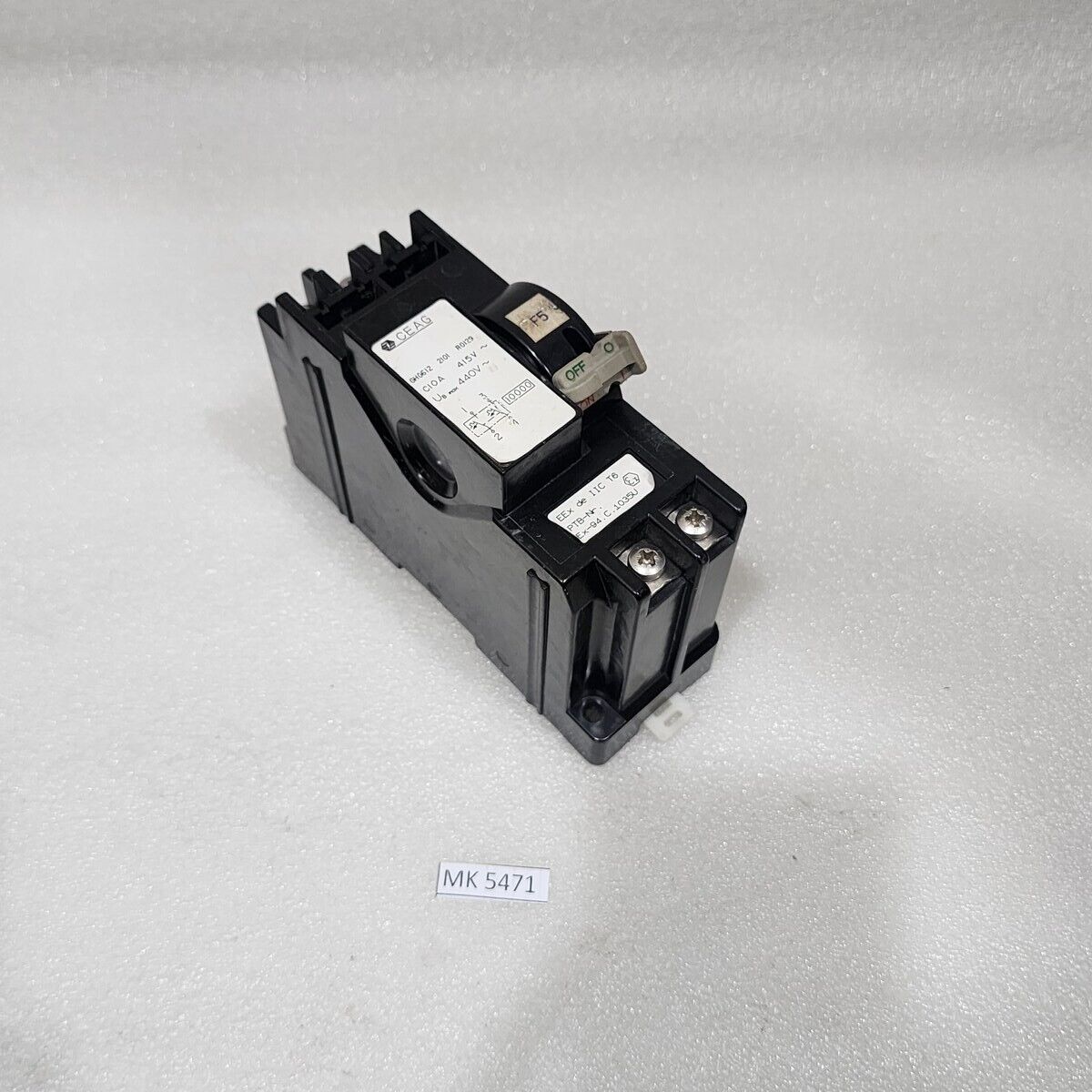 CEAG GHG612 2101 R0129 2-POLE CIRCUIT BREAKER