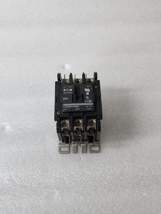 EATON C25DNY164A 3-POLE MAGNETIC CONTACTOR 40A COIL VOLTAGE  110-120V