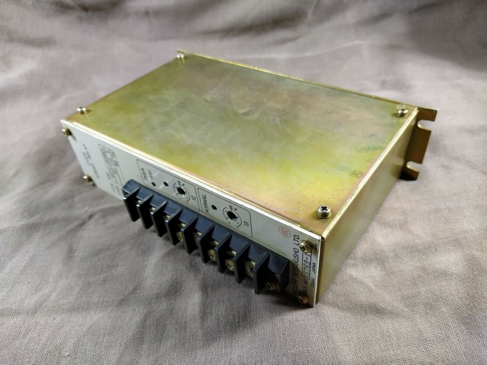 NEGISHI SEISAKUSHO SRD OVER SPEED RELAY 46111-003601 110 VAC