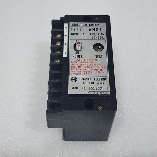 TERASAKI ANS 1 AME-OCR CHECKER 100-110VAC