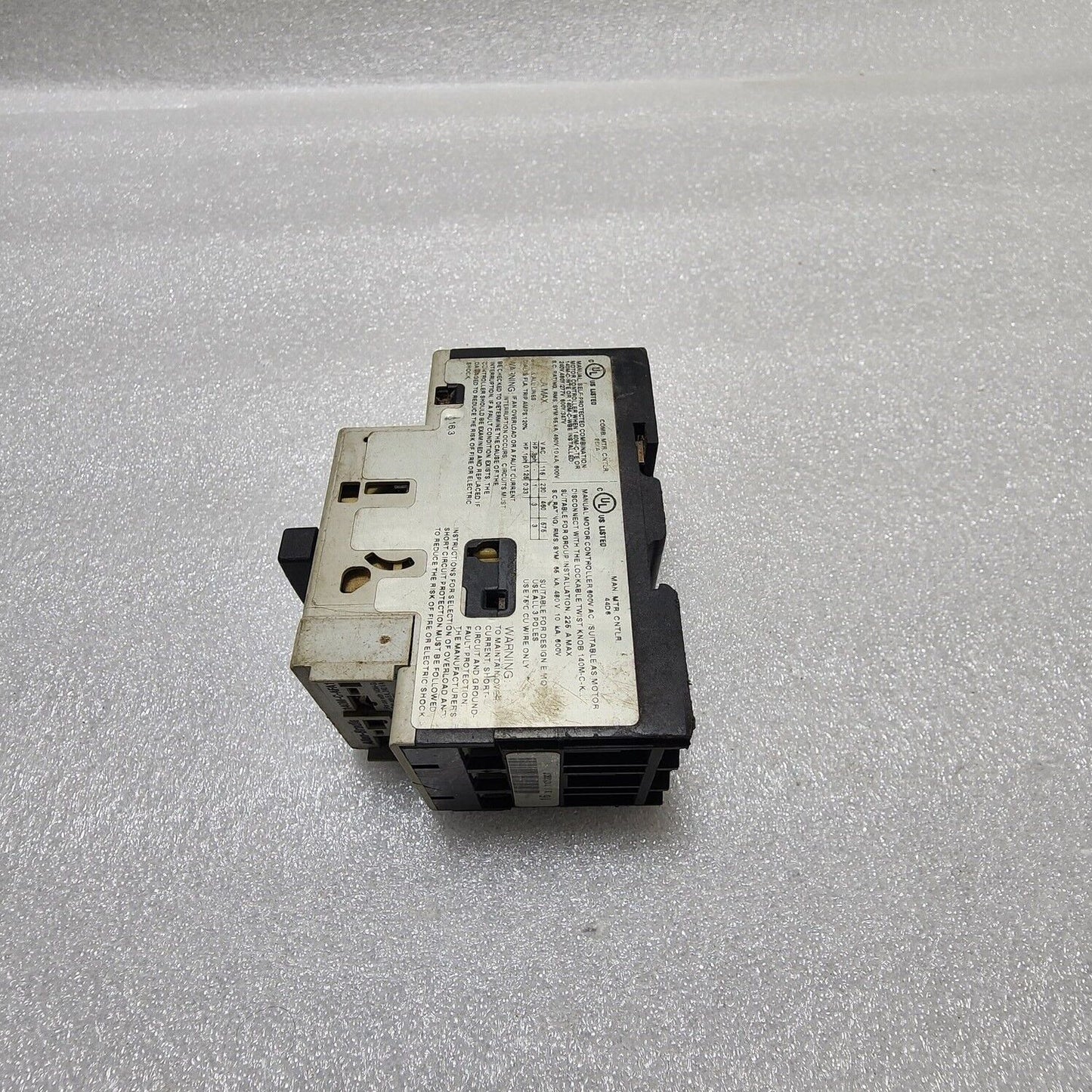 ALLEN BRADLEY CAT 140M-C2E-B40 SER B CIRCUIT BREAKER