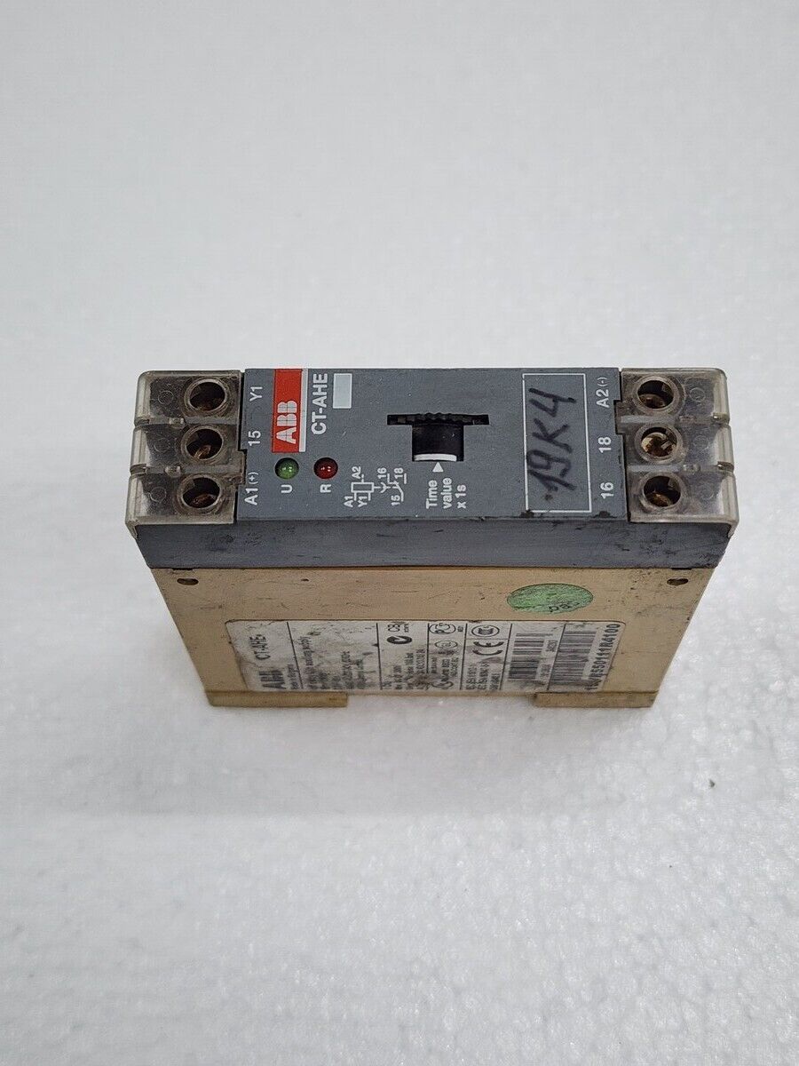 ABB CT-AHE OFF DELAY WITH AUXILIARY SUPPLY TIME RELAY 1SVR550111R4100 220–240VAC