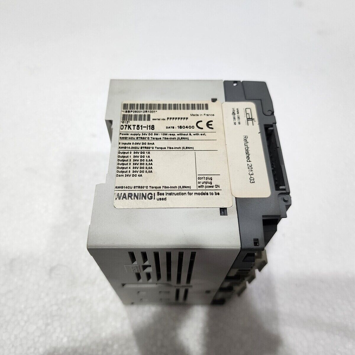 ABB 07KT51-I18 BASIC UNIT ADVANT CONTROLLER 31 1SBP260012R1001