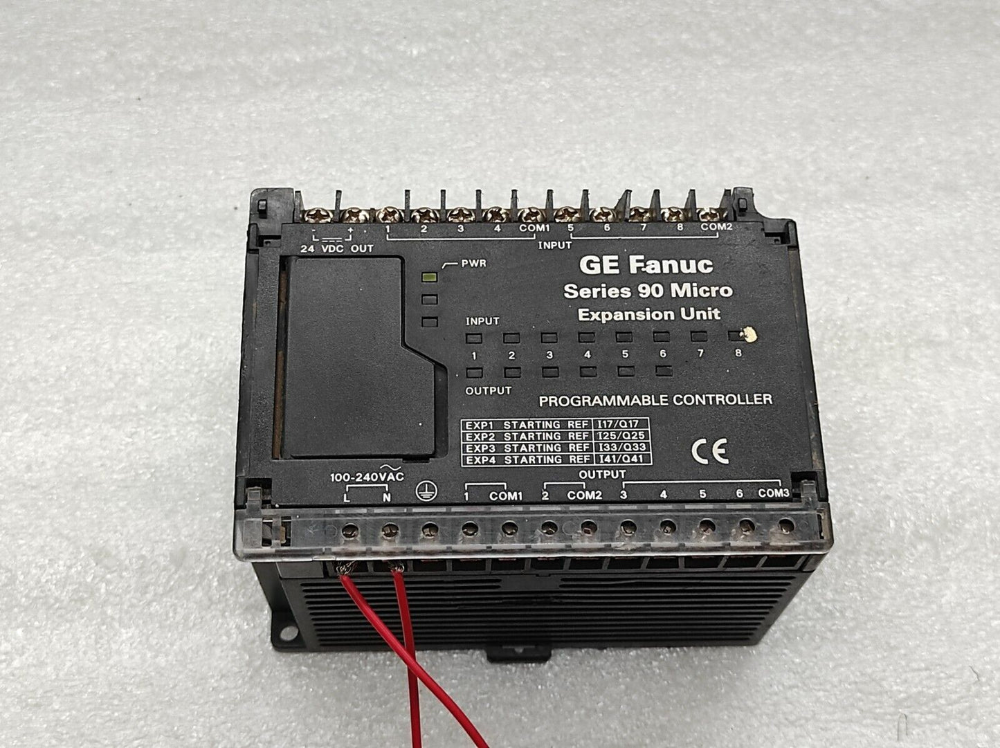 GE FANUC IC693UEX011RP1 PROGRAMMABLE CONTROLLER 100-240VAC