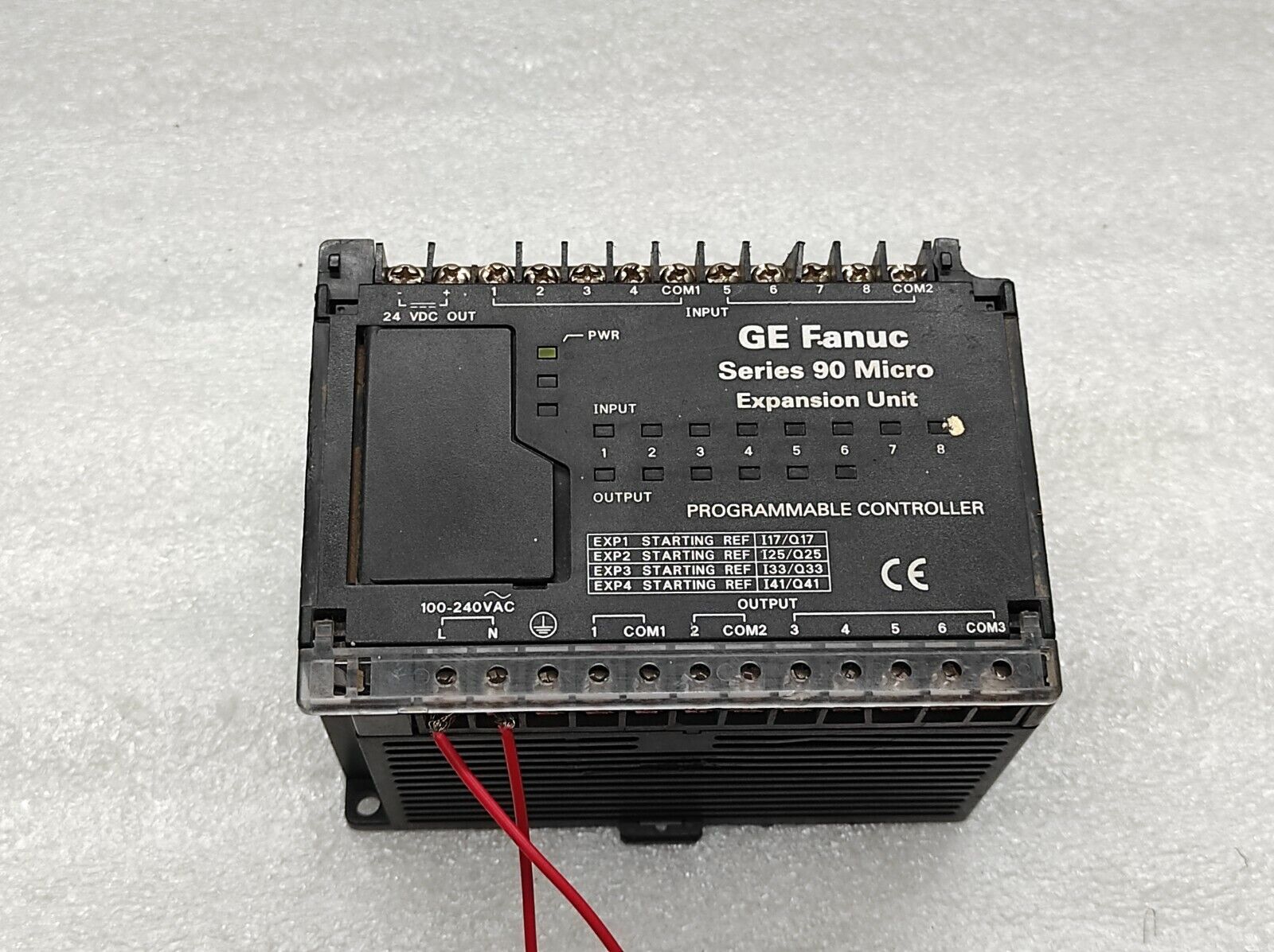 GE FANUC IC693UEX011RP1 PROGRAMMABLE CONTROLLER 100-240VAC