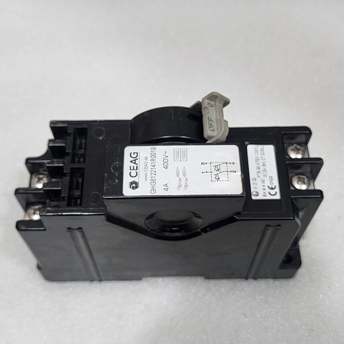 CEAG GHG6122141R0019 4A 2-POLE BREAKER/SAFETY DIODE