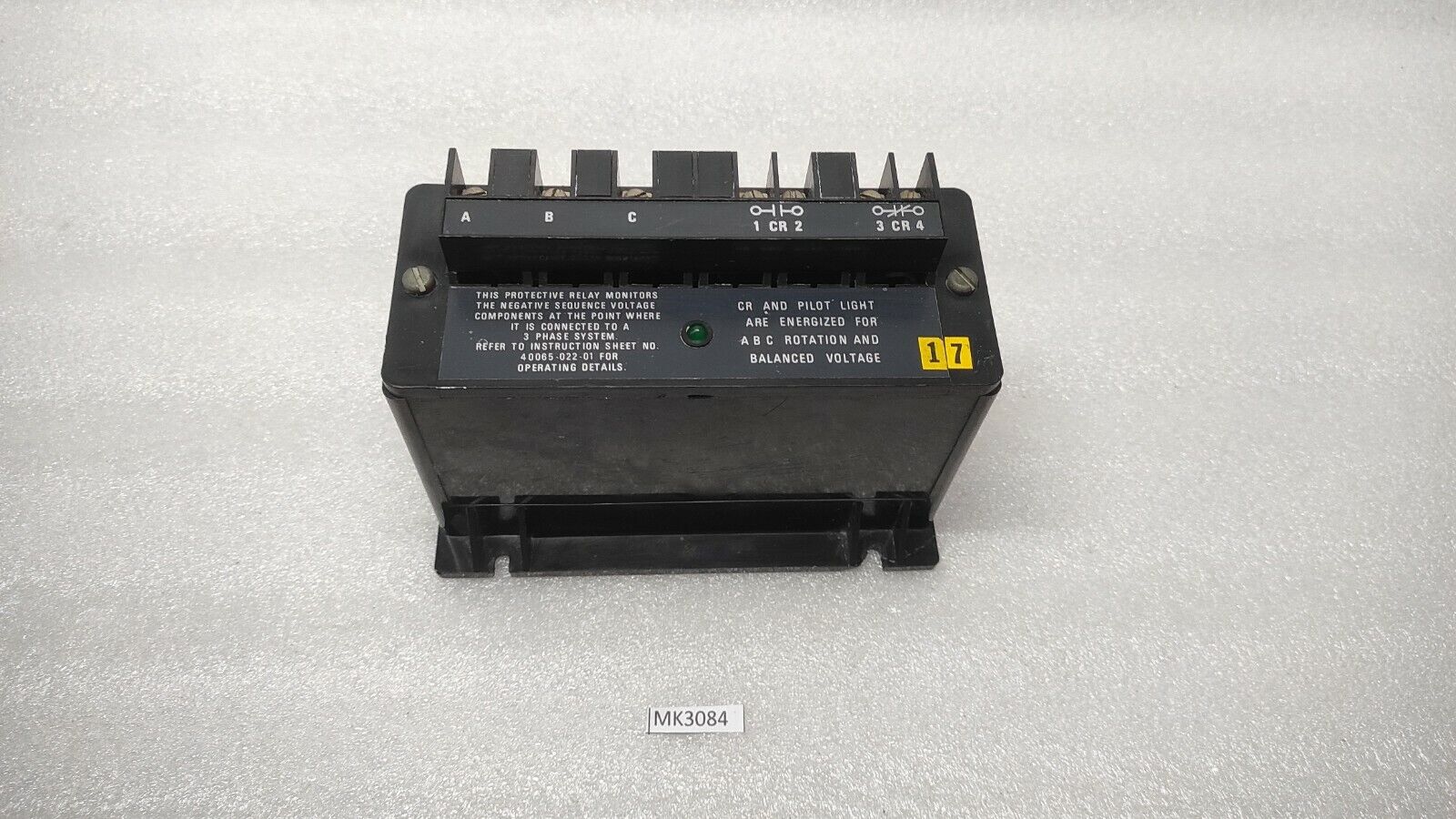 ALLEN BRADLEY CAT 813S-V0B LINE VOLTAGE MONITOR RELAY