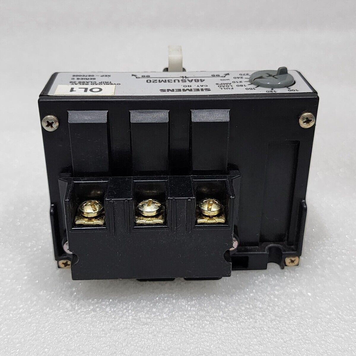 SIEMENS 48ASU3M20 ESP100 SOLID STATE OVERLOAD RELAY 100-270A FURNAS