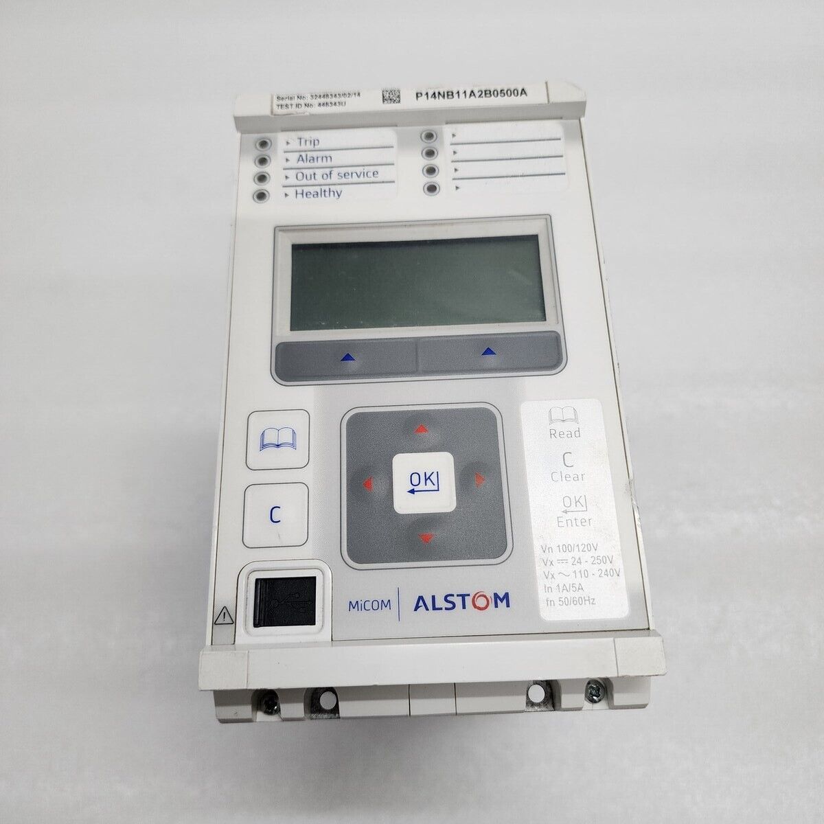 ALSTOM MICOM P14NB11A2B0500A P14NB NON DIRECTIONAL RELAY