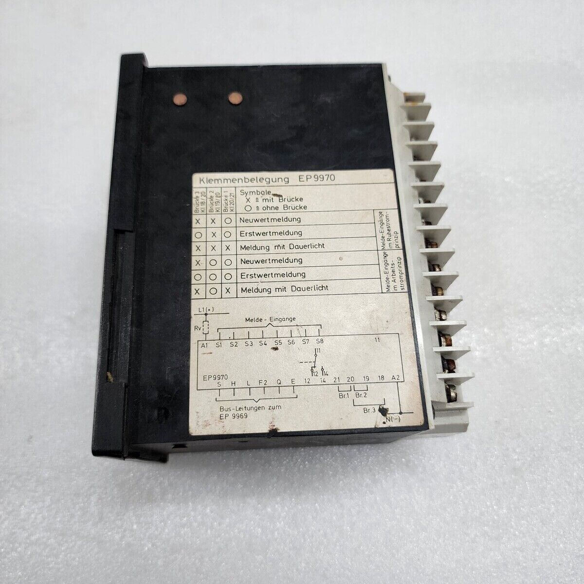 DOLD EP 9970 KLEMMENBELEGUNG 0020557 24VDC 3S