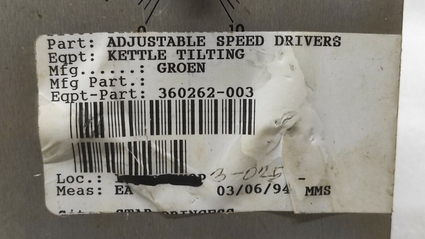 SABINA 2000-30 FULL WAVE CONTROL 0-90V-DC DC 115V-AC GROEN 360262-003 