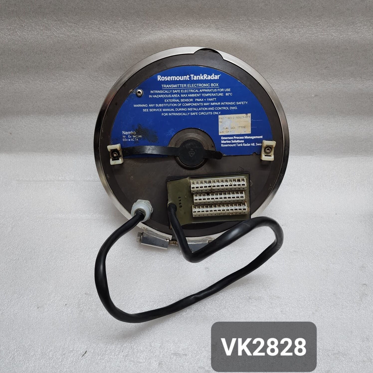 EMERSON ROSEMOUNT 9150068-871 TANKRADAR ELECTRONIC TRANSMITTER