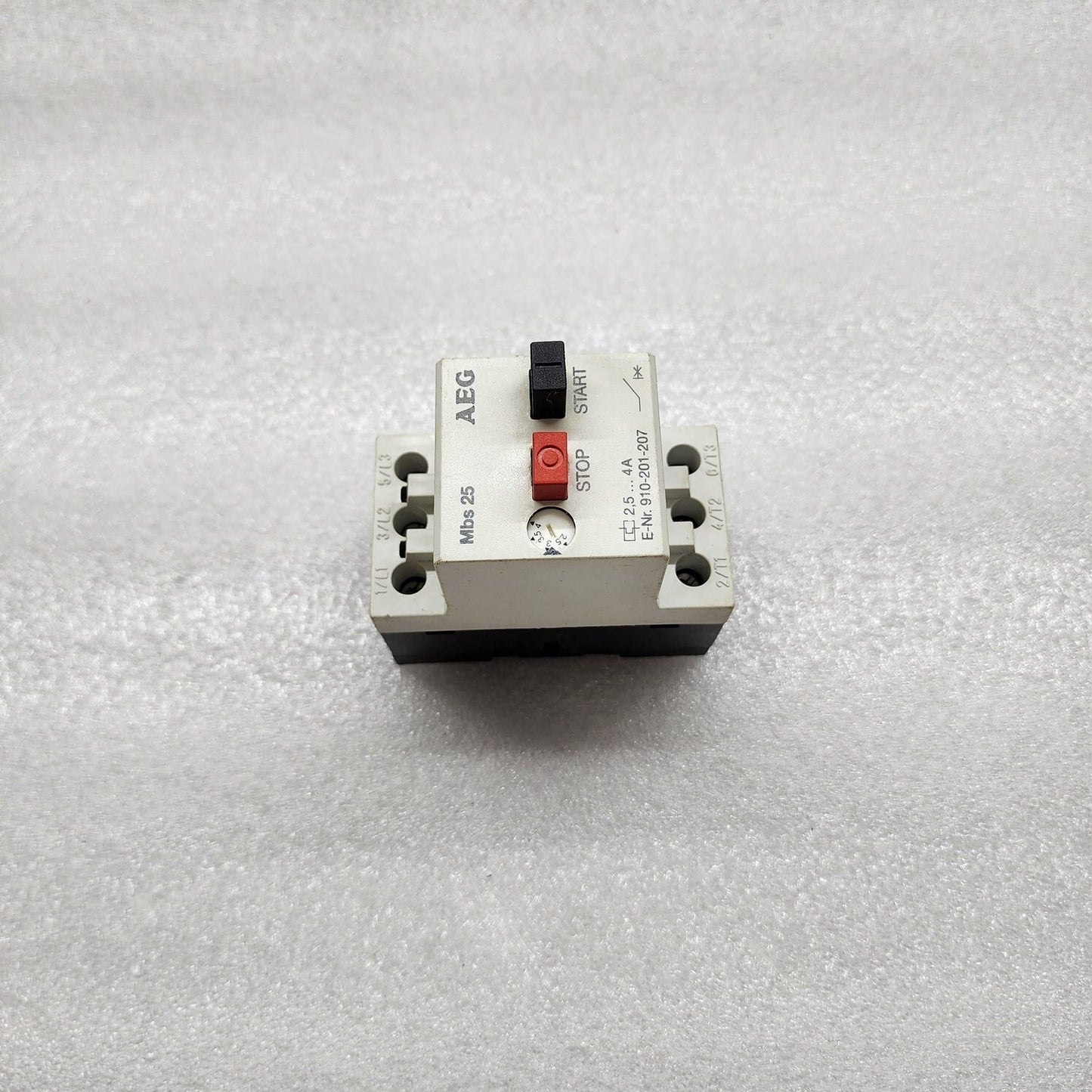 AEG MBS25 MANUAL MOTOR STARTER 910-201-207 2.5-4A