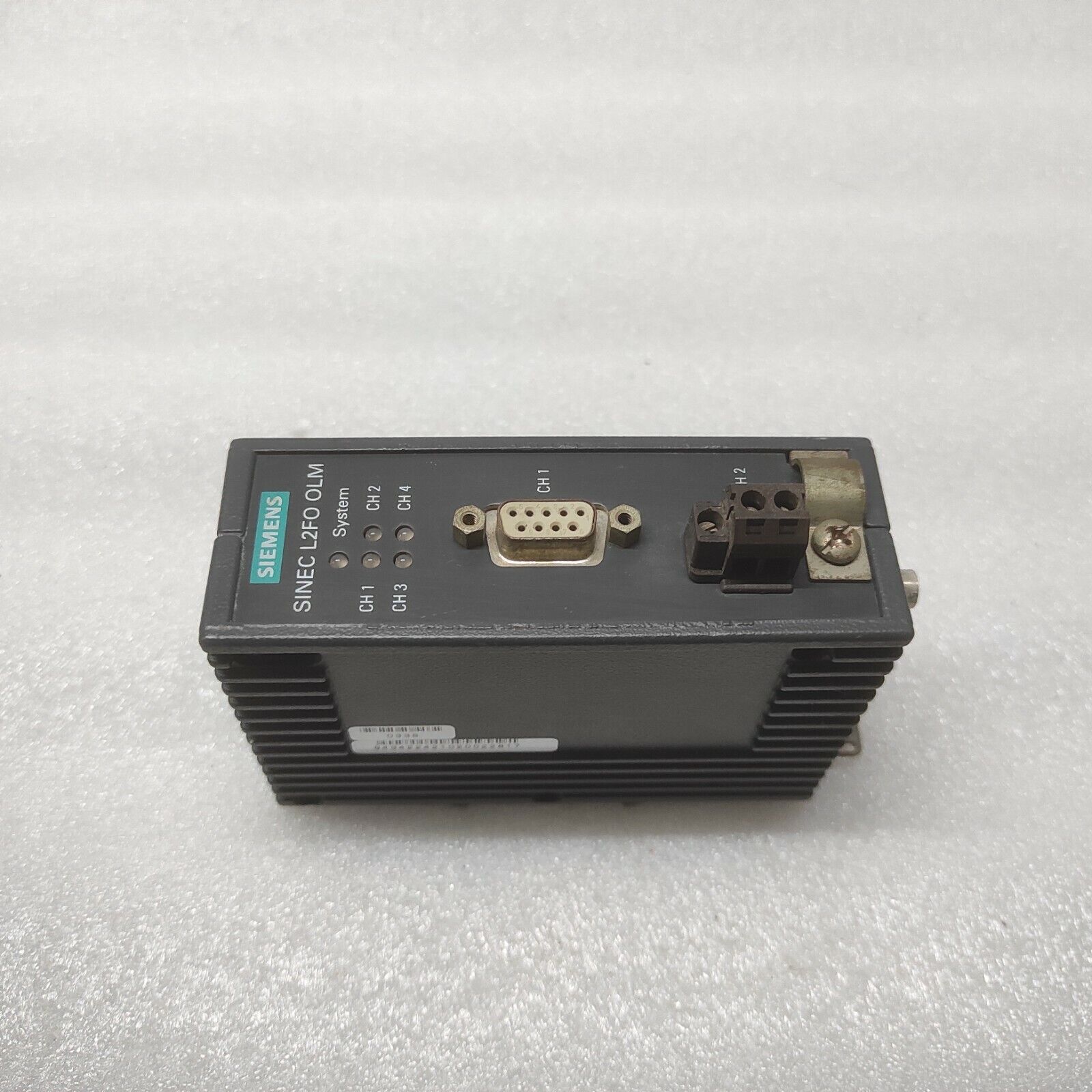 SIEMENS SINEC L2F0 0LM/S4 OPTICAL LINK MODULE 6GK1502-4AB10