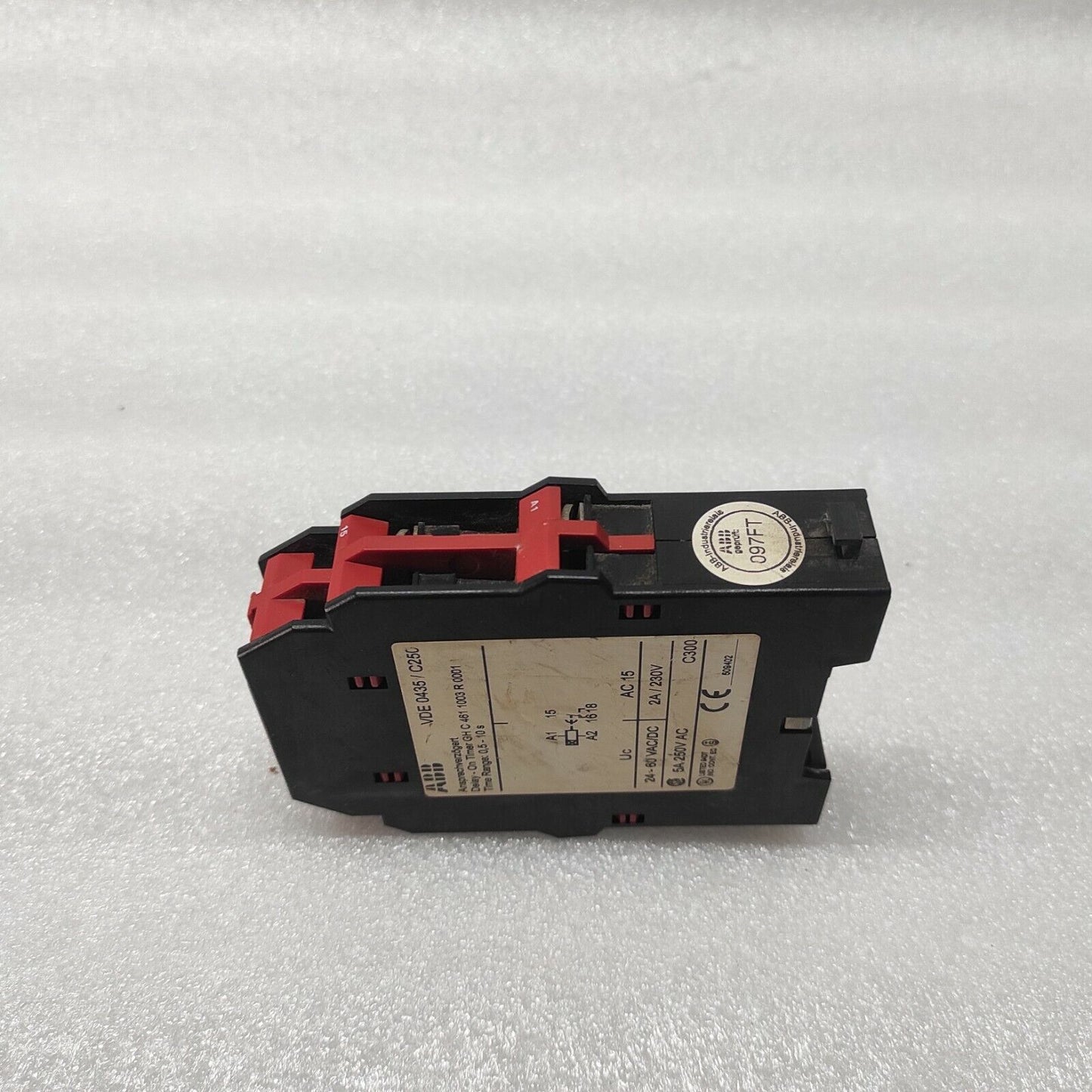 ABB C461.10 TIME DELAY  RELAY GHC4611003R0001 0.5-10S 24-60VAC/DC