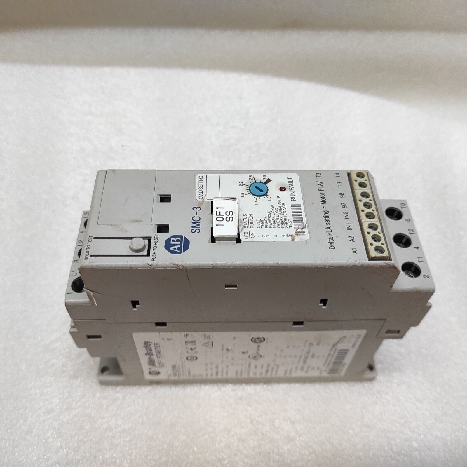 ALLEN BRADLEY SMC-3 SOFT STARTER 3A CAT 150-C3NBD  