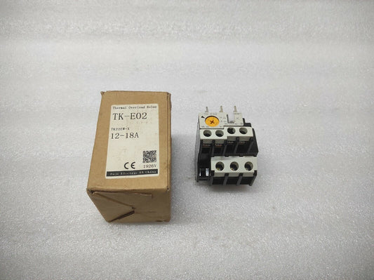 FUJI TK-E02 THERMAL OVERLOAD RELAY 12-18A TK22E