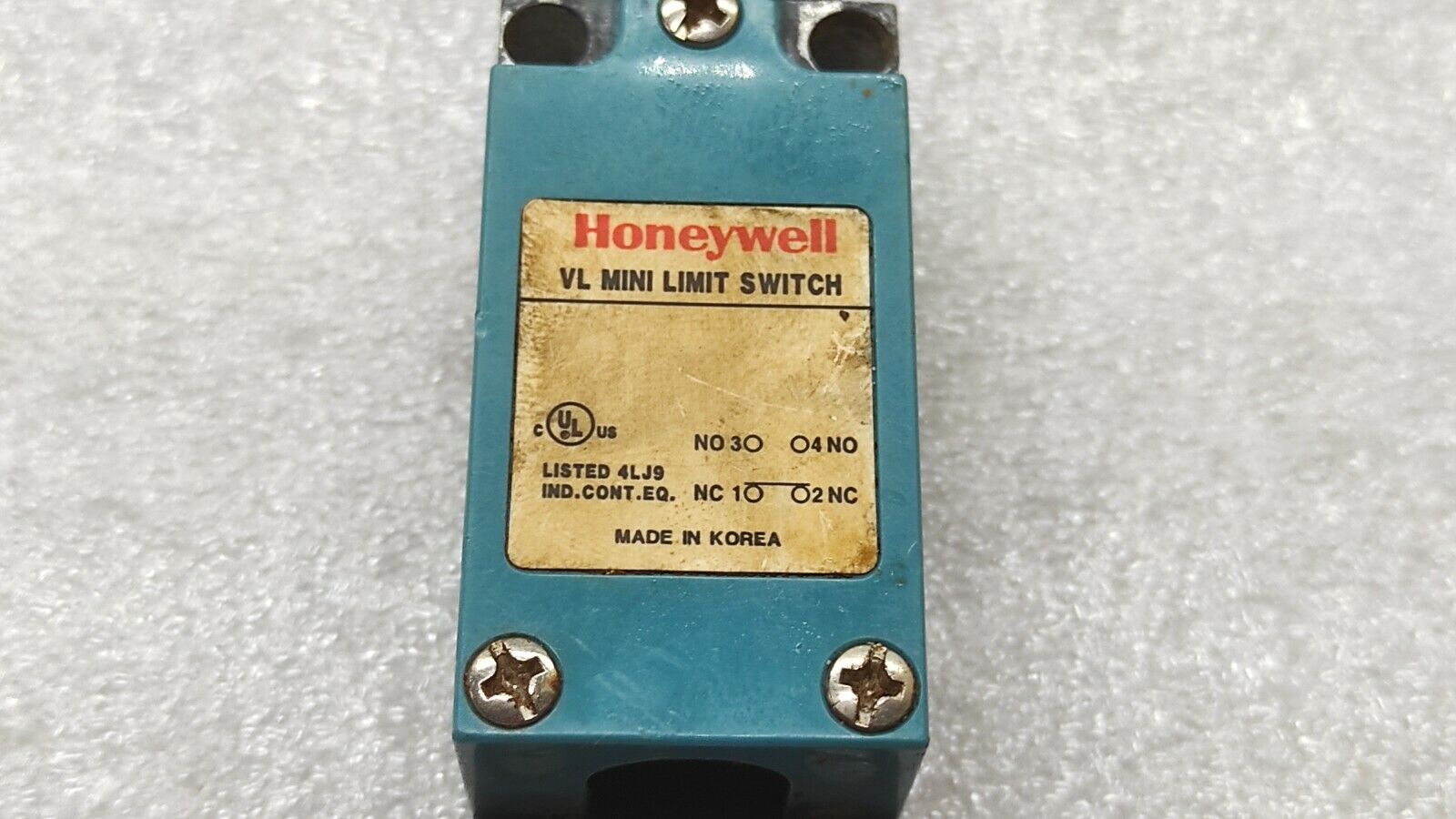 HONEYWELL VL MINI LIMIT SWITCH
