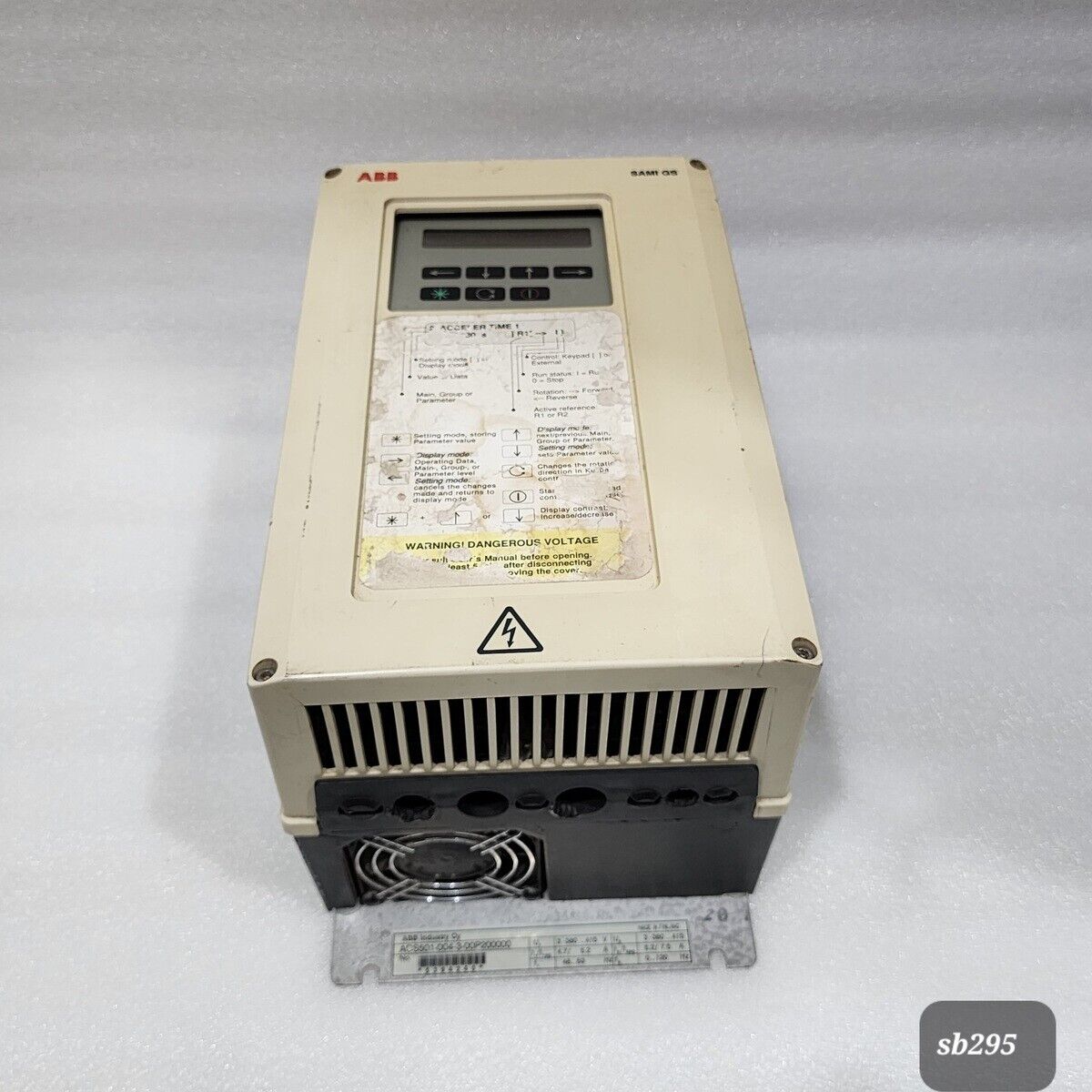 ABB ACS501-004-3-00P200000 AC-DRIVE ACS500