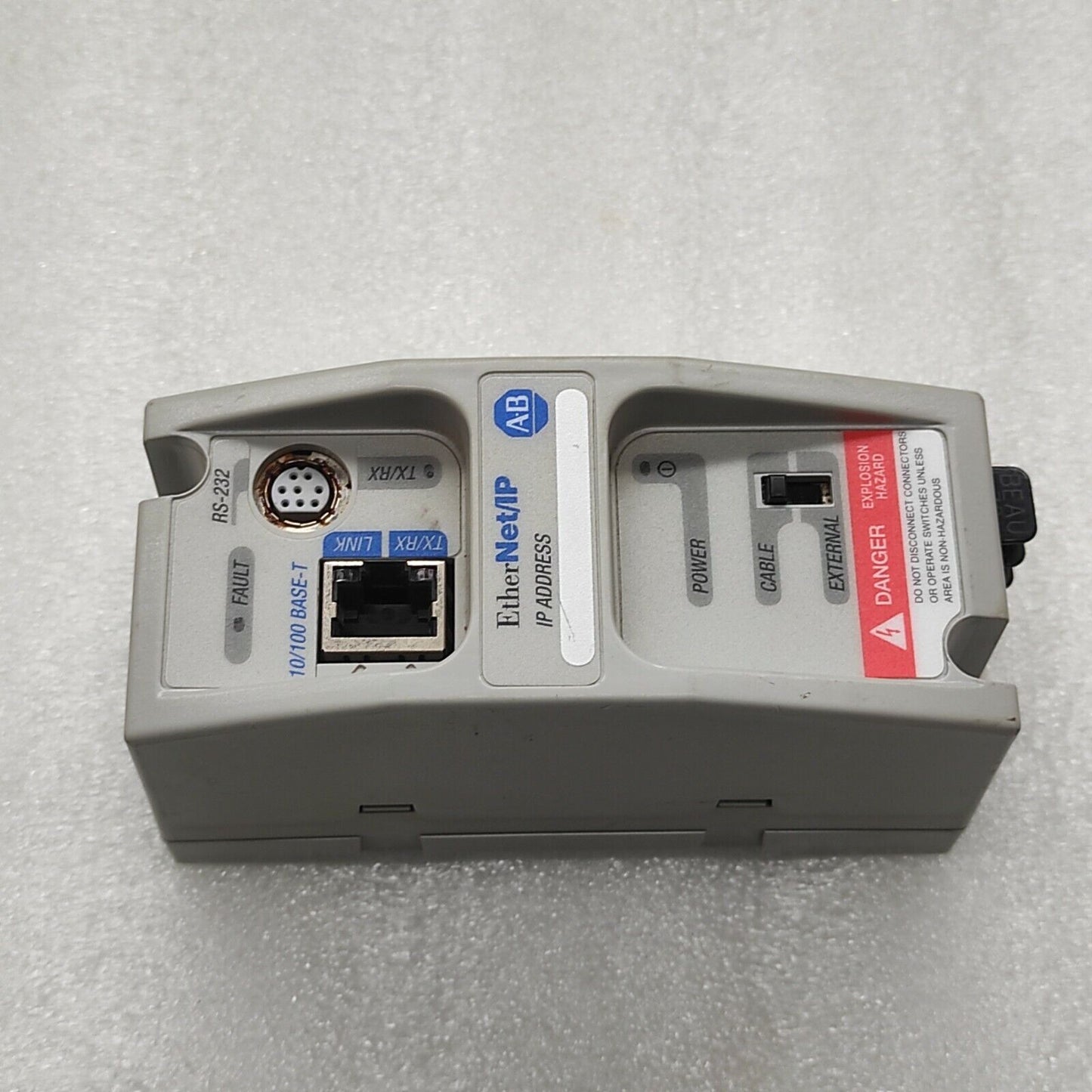 ALLEN BRADLEY 1761-NET-ENI ETHERNET INTERFACE MODULE NWB