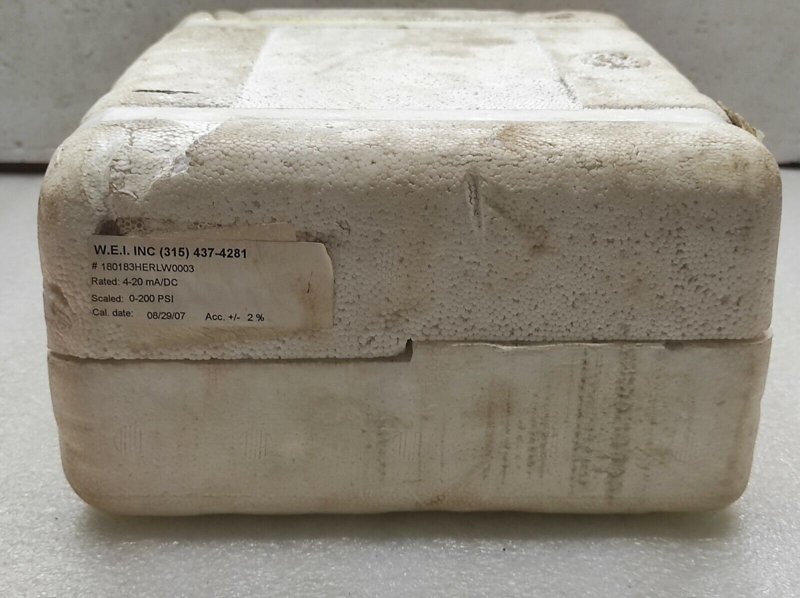 WESCHLER 180183HERLW0003 0-200 PSI METER 4-20mA/DC
