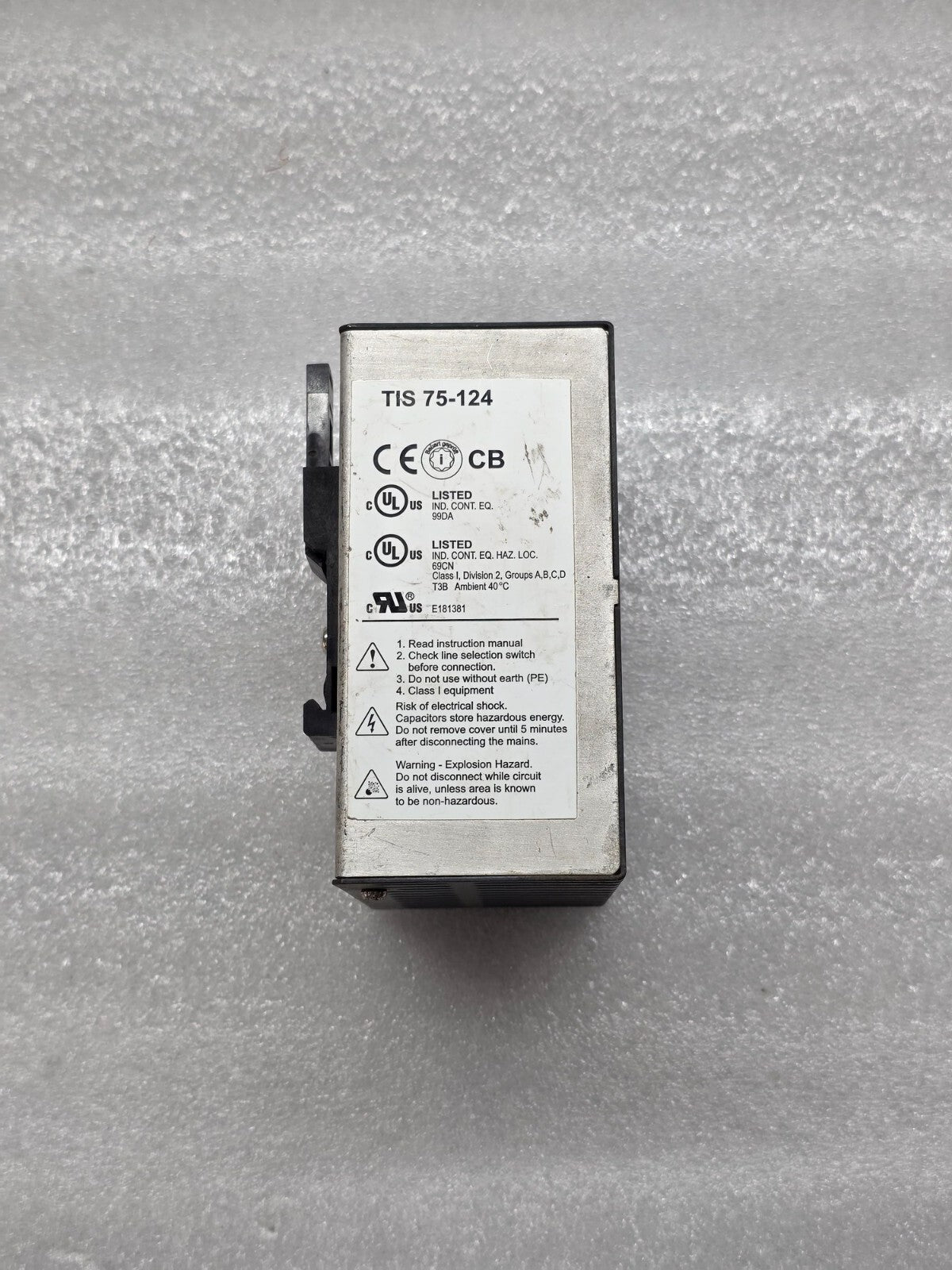 TRACO POWER TIS 75-124 POWER SUPPLY 24VDC 3A