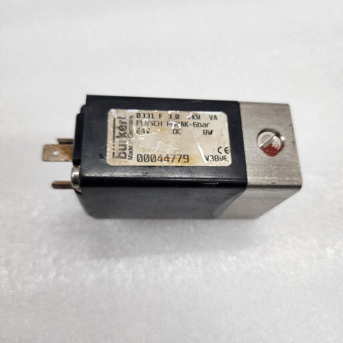 BURKERT 0331 F 3.0 FKM VA SOLENOID VALVE 24VDC 00044779